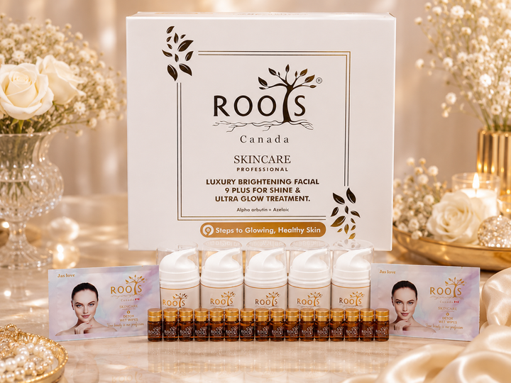 Luxury Brightening Facial – 9 Plus for Shine & Ultra Glow Treatment