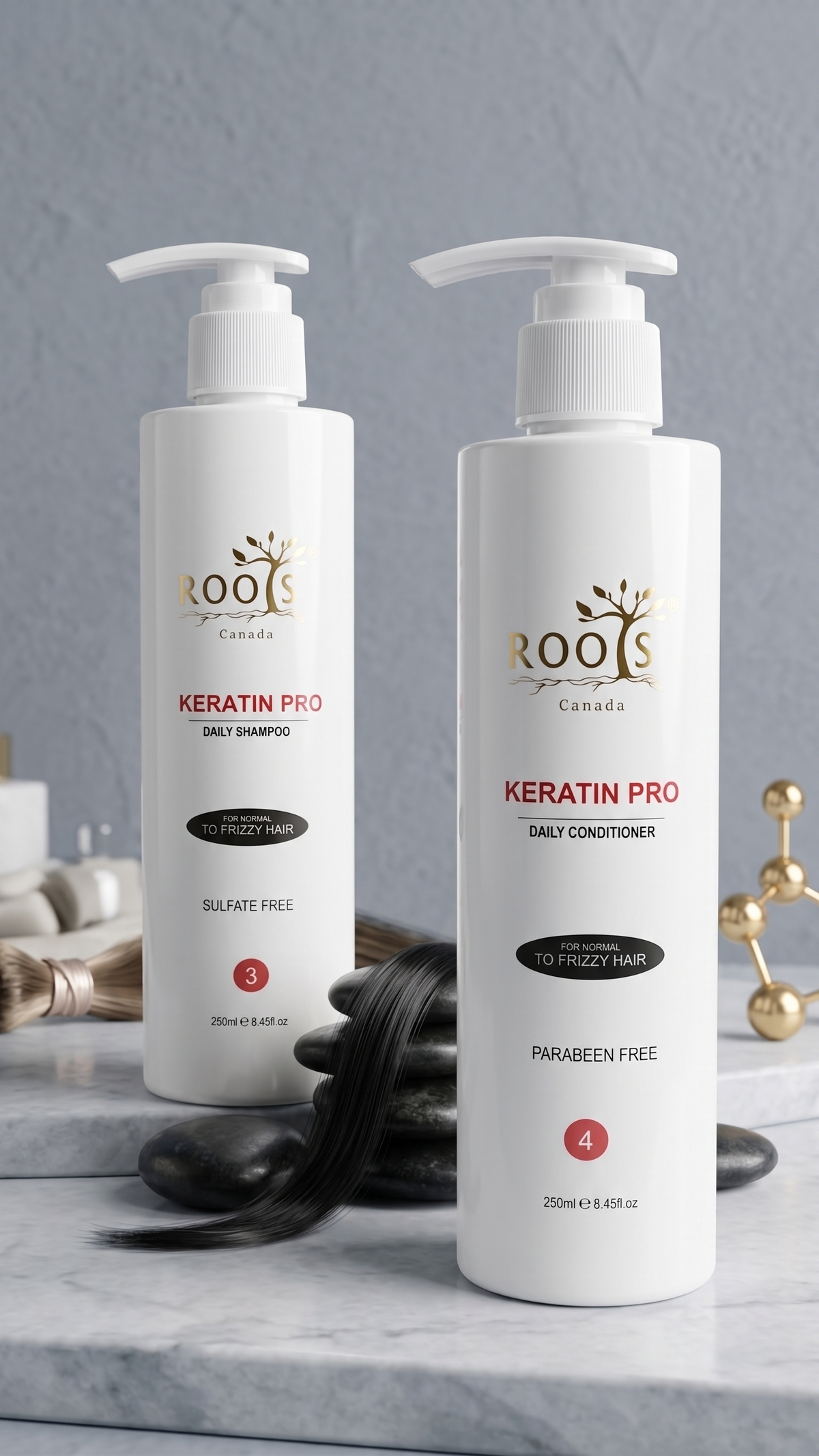 Keratin Pro Daily Shampoo & Conditioner Set