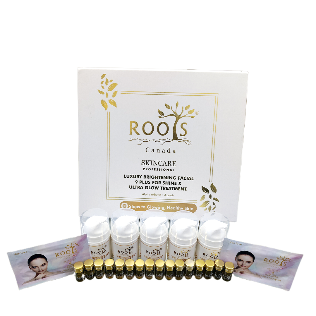 Luxury Brightening Facial – 9 Plus for Shine & Ultra Glow Treatment