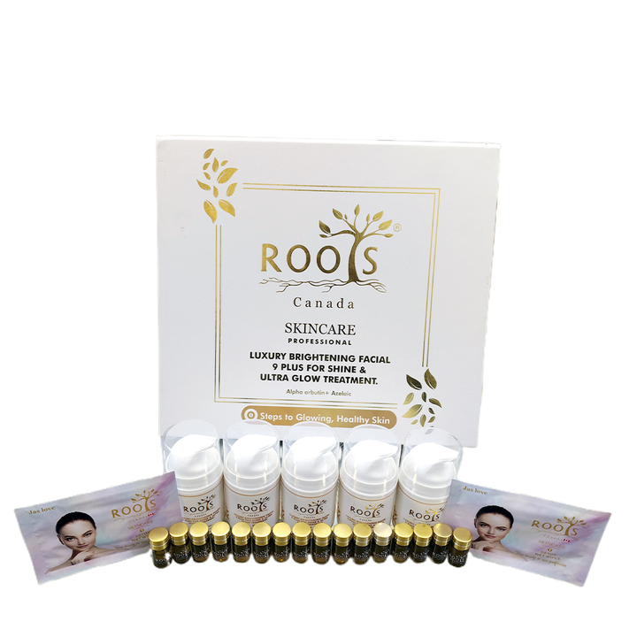 Luxury Brightening Facial – 9 Plus for Shine & Ultra Glow Treatment