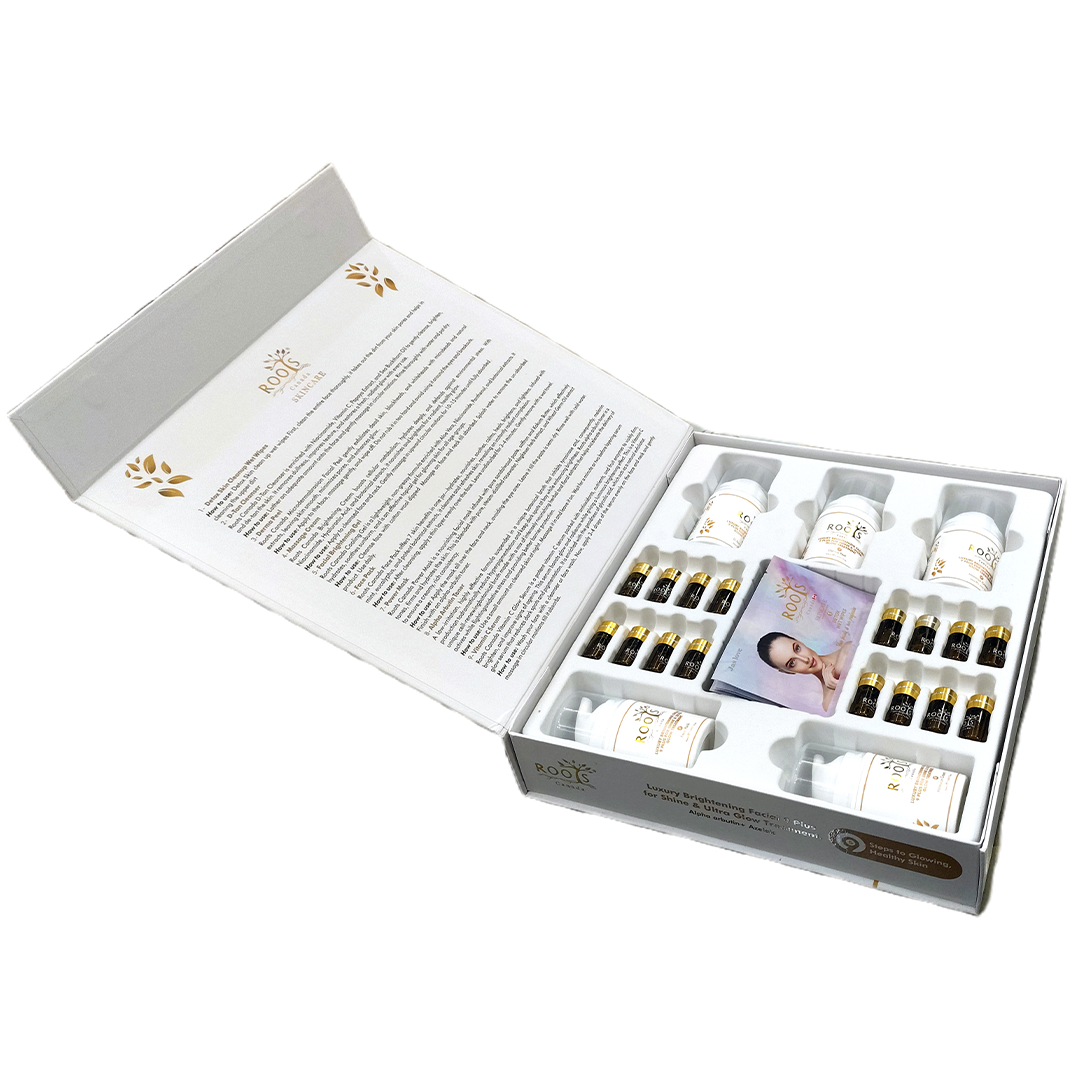 Luxury Brightening Facial – 9 Plus for Shine & Ultra Glow Treatment