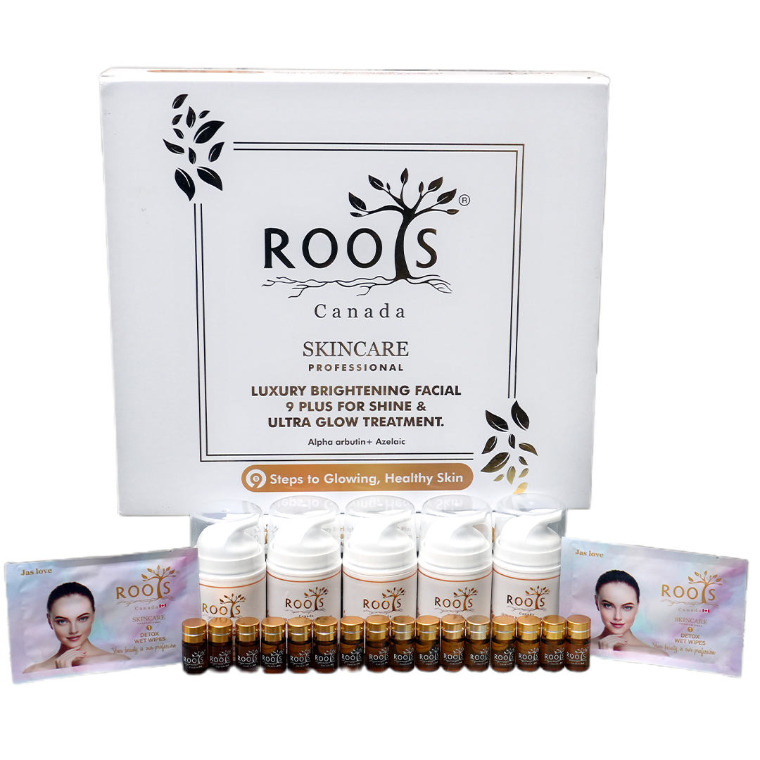 Luxury Brightening Facial – 9 Plus for Shine & Ultra Glow Treatment