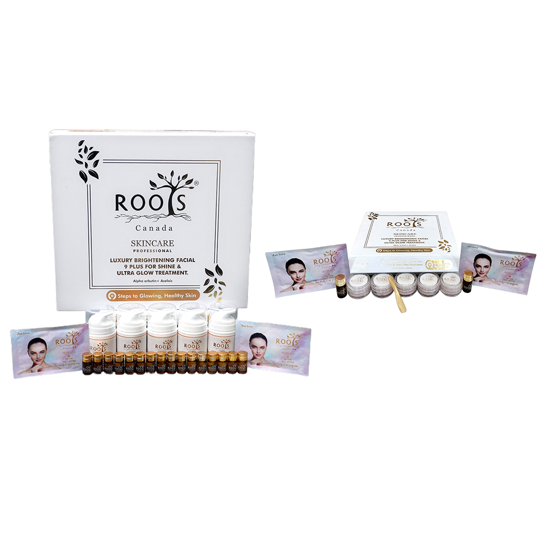 Luxury Brightening Facial – 9 Plus for Shine & Ultra Glow Treatment